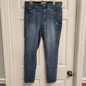 Democracy Women's Blue Skinny Jeans. Ab Technology 14